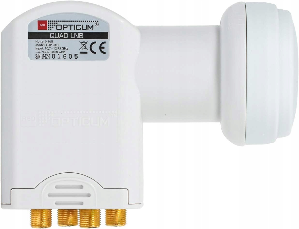 SATELLITE CONVERTER SATELLITES Quad LQP-04H TO FOUR OPTICUM Full HD 4K