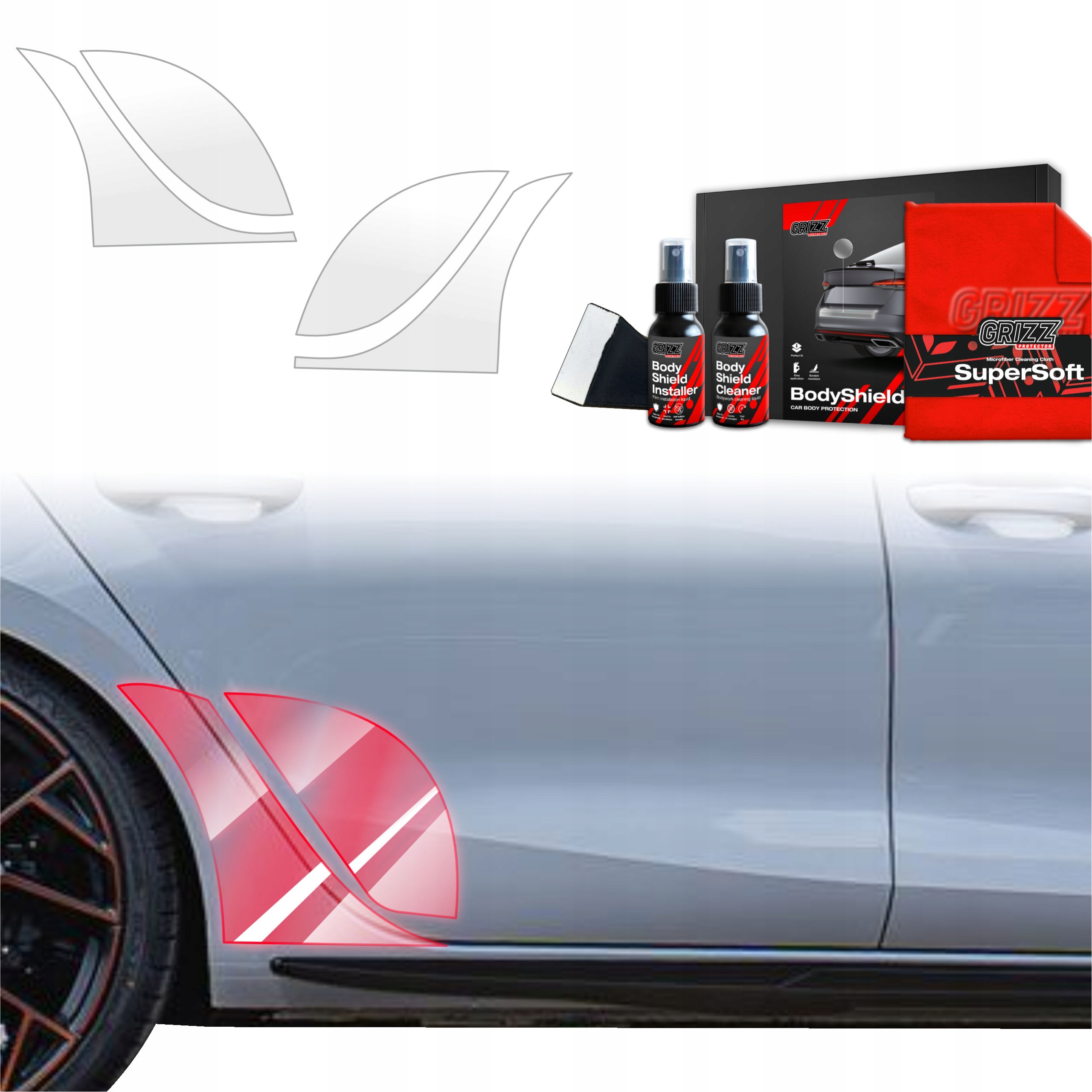 4v1 Fólie Ppf dýha na kola pro Cupra Leon (2024-2025) Grizz