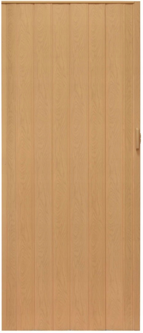 

Drzwi harmonijkowe 004-02-80 jasny dąb 80 cm