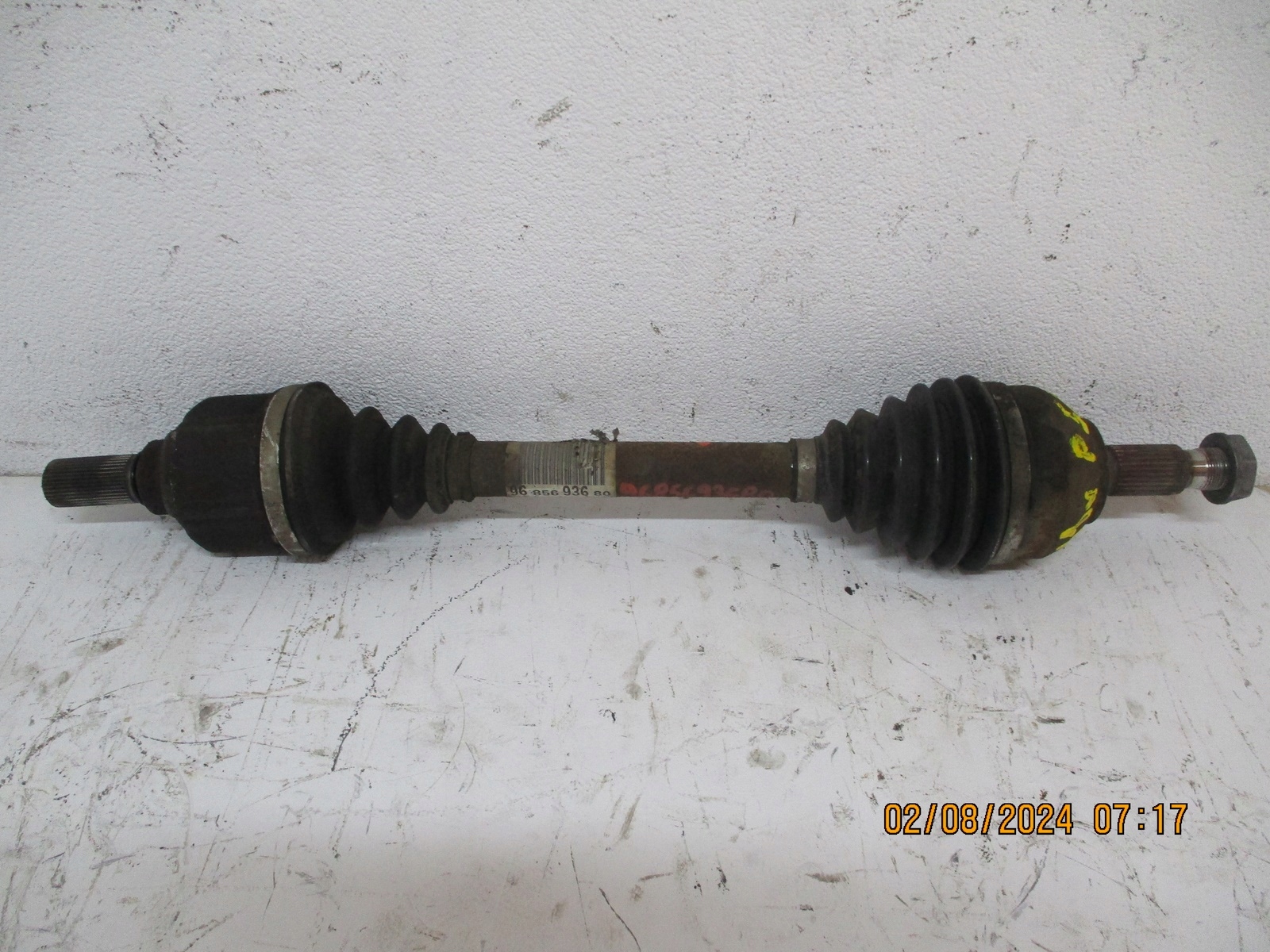 semi-axis front PEUGEOT 508 and 9685693680 left