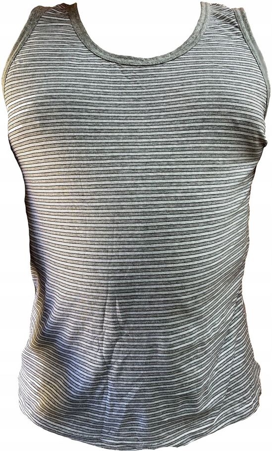 PODKOSZULEK T-SHIRT MĘSKI SZARY BAWEŁNA 100% r.XXL
