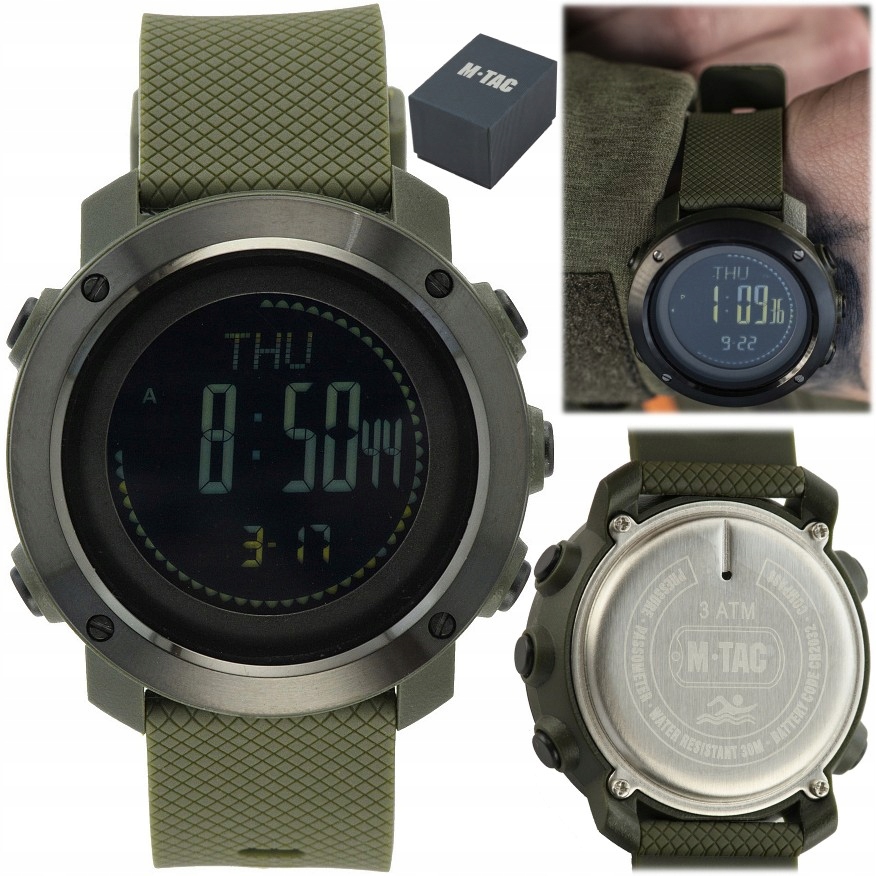 Taktické Multifunkční Hodinky M-tac