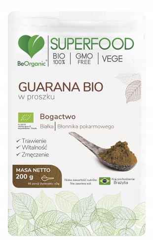 Levně Aliness BeOrganic Guarana Bio v prášku 200 g