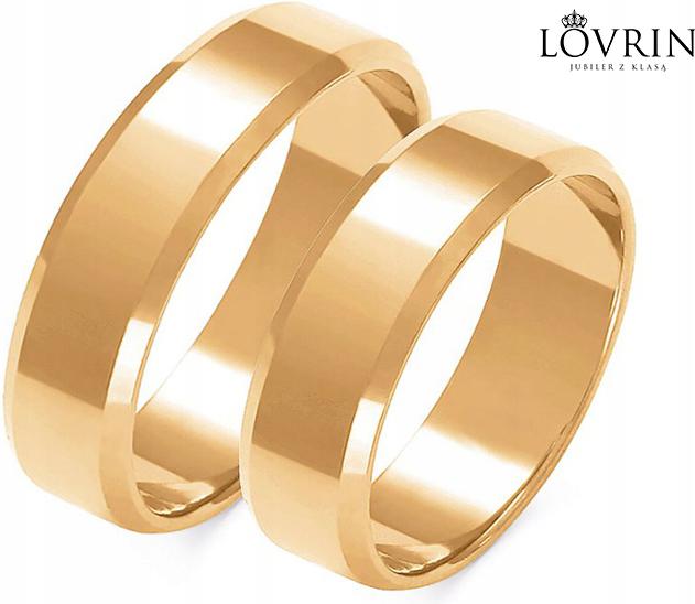 Zlatý snubní prsten 14K zlatý 585 velikost 11 dámský pánský s gravírováním