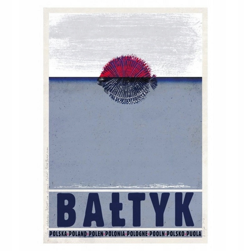 

Poster Polska Szkoła Plakatu Bałtyk Ryszard Kaja