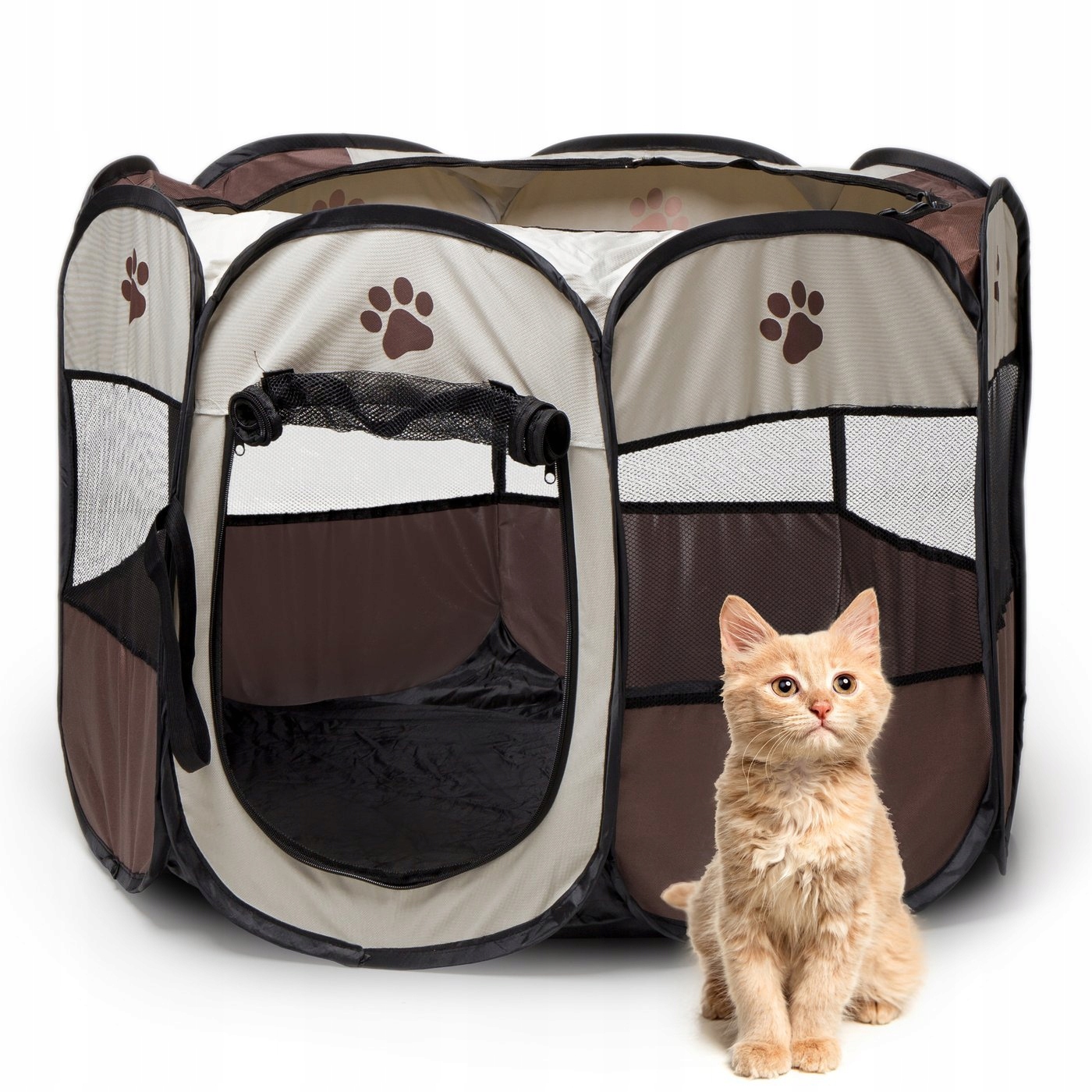 

Składany kojec dla zwierząt psa kota legowisko