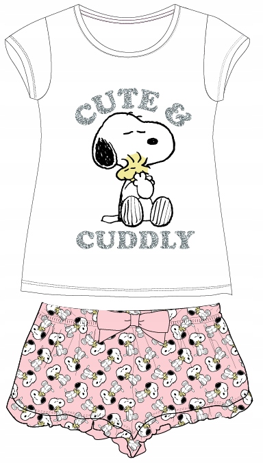 

Piżama Dziewczęca Snoopy 164 Biały/Różowy