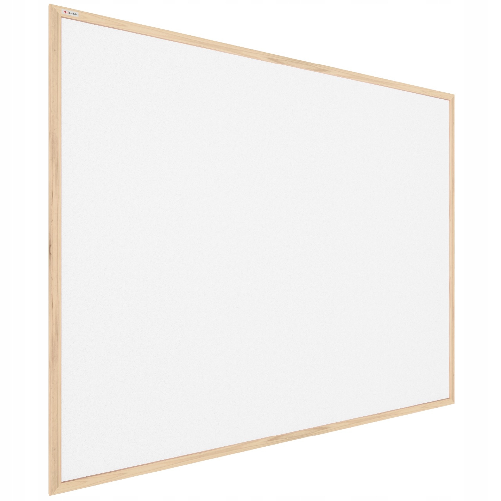 

Tablica korkowa biały korek 100x80 rama drewniana