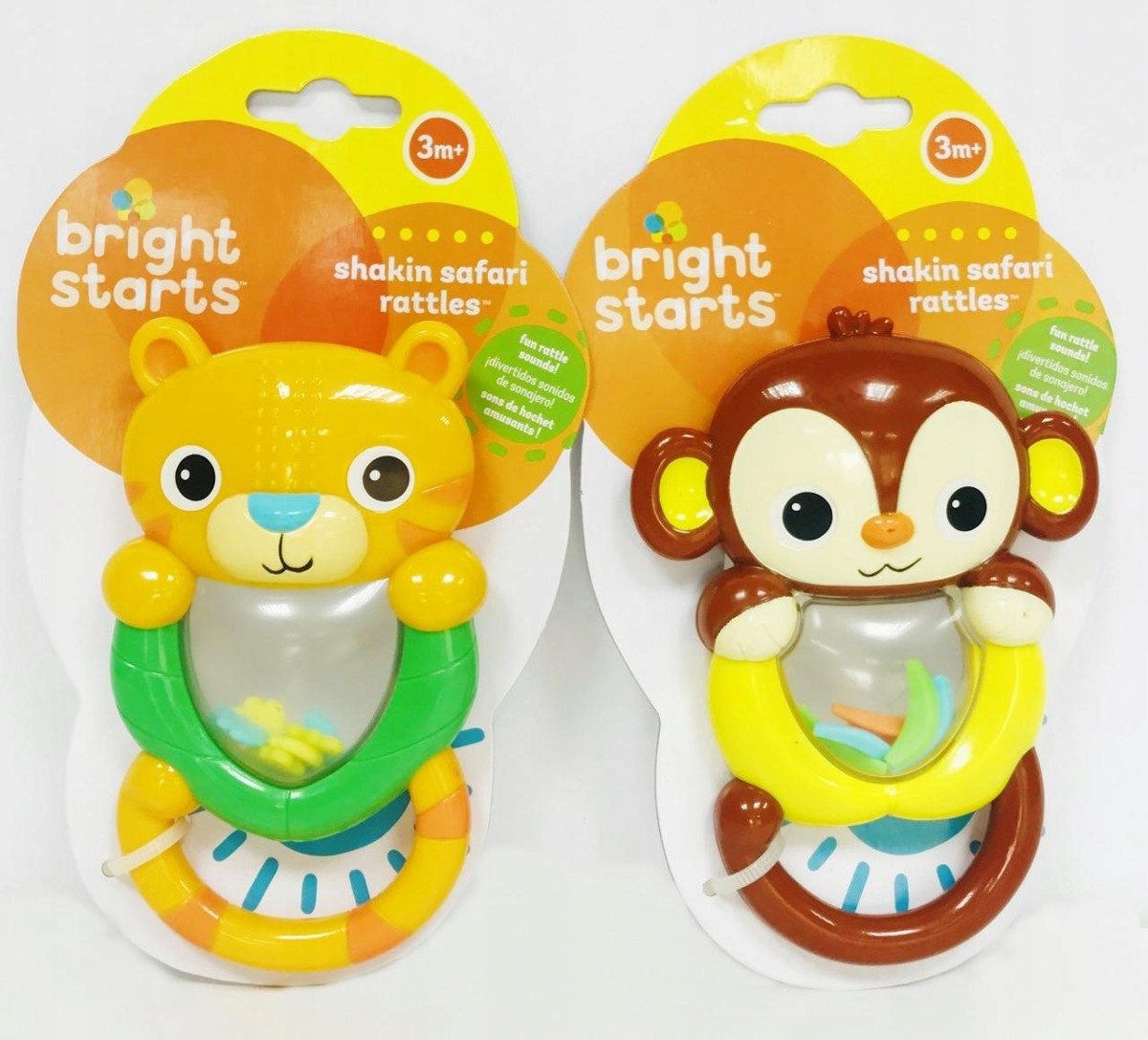 

Bright Starts Grzechotka Safari Gryzak Małpka 3m+