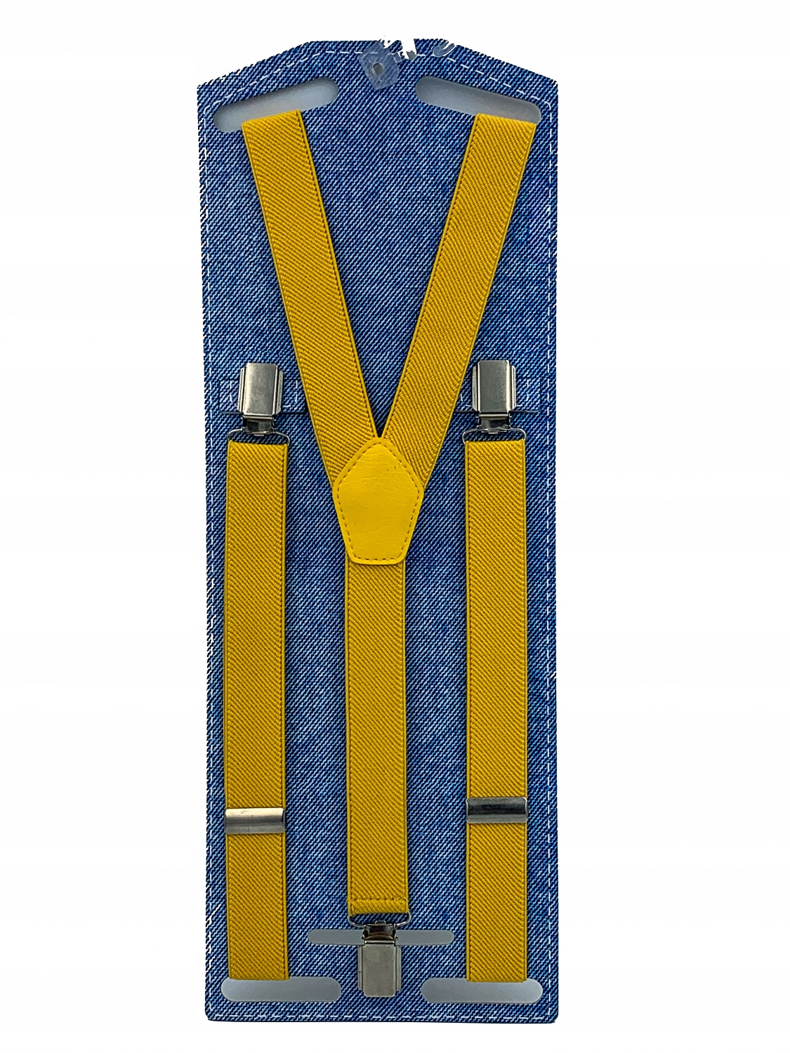 ŻÓŁTE KLASYCZNE GŁADKIE SZELKI DAMSKIE / MĘSKIE Marka Top Gal