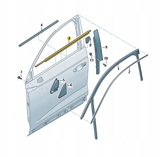 УЩІЛЬНЮВАЧ ZGARNIAJACA З НАКЛАДКА ДЕКОРАТИВНА ЛІВА Q3