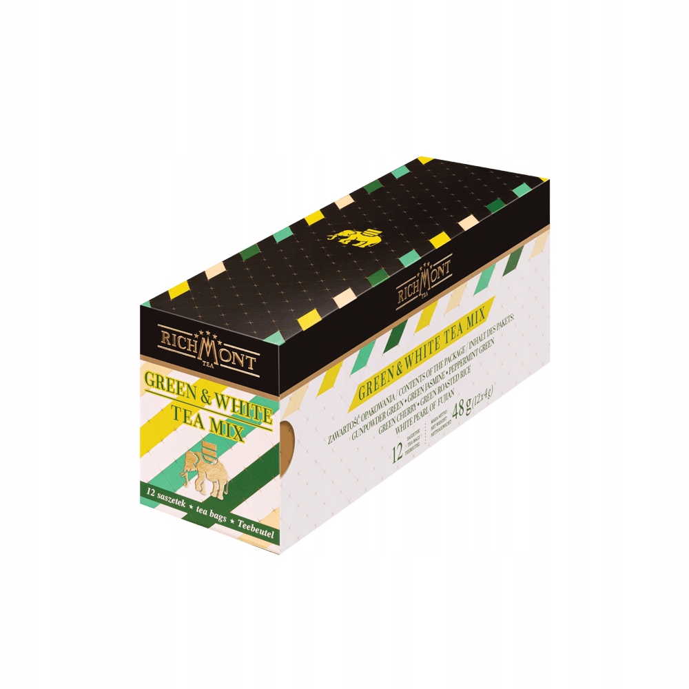 Richmont Green & White Tea Mix 12 sáčků