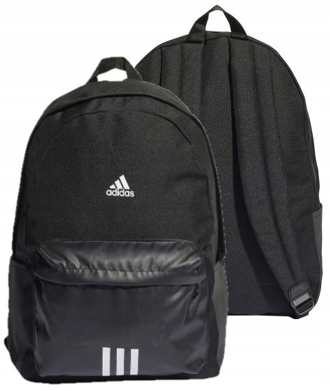 Batoh adidas černý jednokomorový školní klasický lehký sportovní