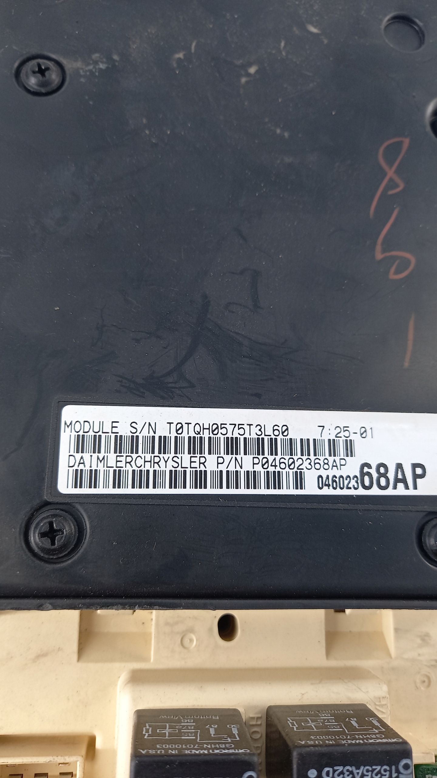 SKRZYNKA BEZP.CHRYSLER SEBRING 06R SEDAN Typ samochodu Samochody osobowe