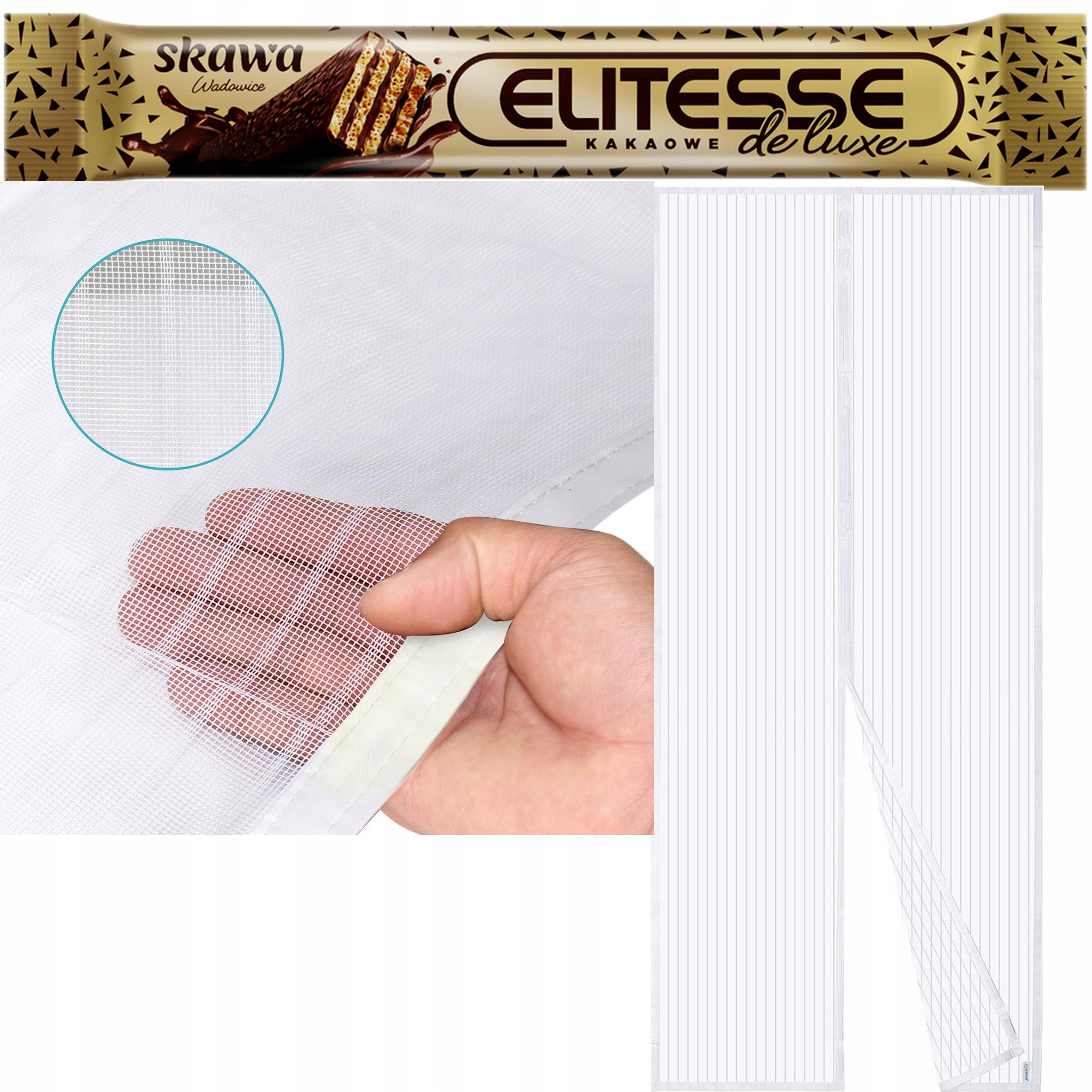 Moskytiéra Na Dveře A Okna Apalus 90x190 CM Bílá