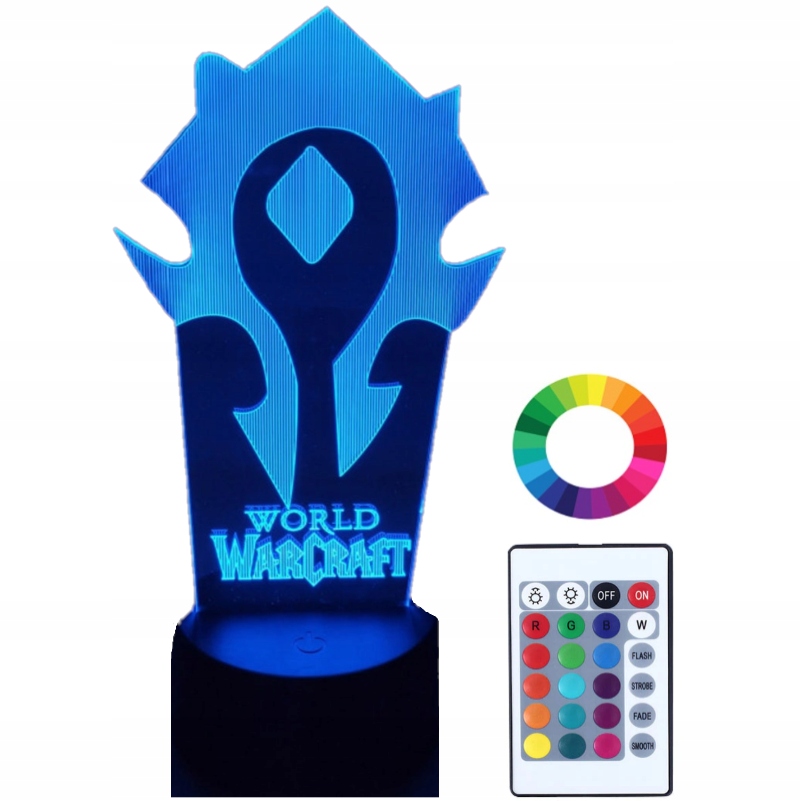 

Lampka Nocna World Of Warcraft Game Led Imię