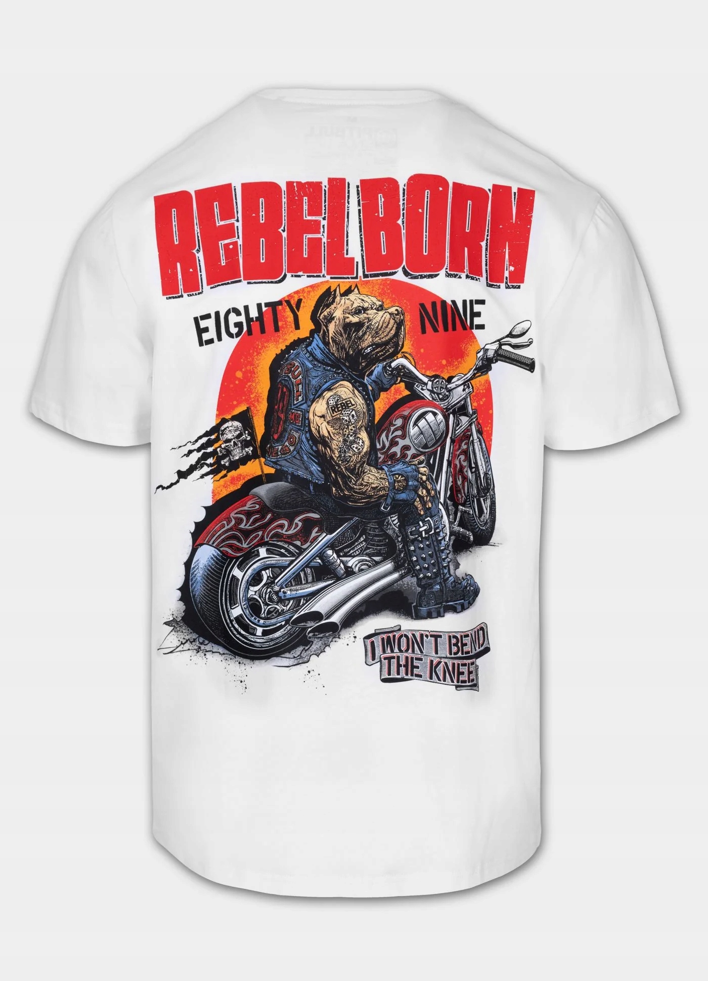 Koszulka T-shirt Pit Bull Rebel Born white r. XL