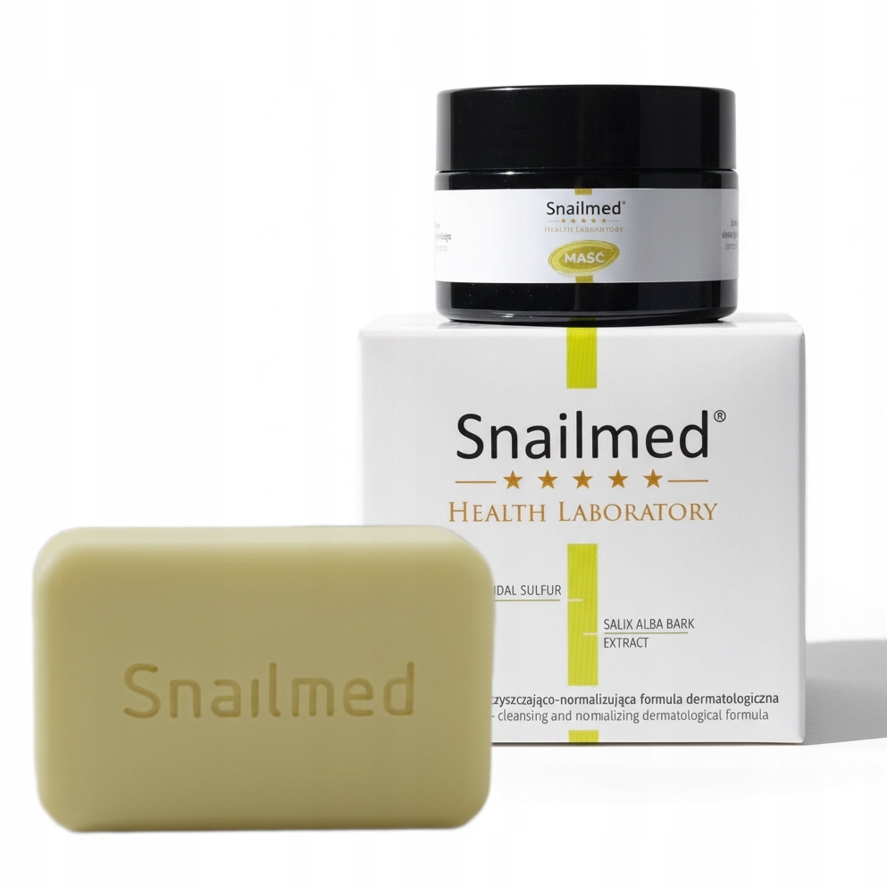 Maść siarkowa mydło siarkowe kuracja na trądzik wypryski i zaskórniki