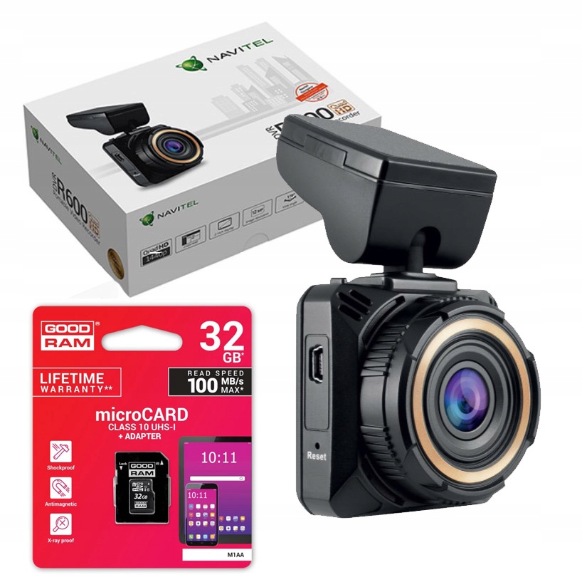 

Kamera rejestrator Navitel R600 Quad+ Karta 32GB