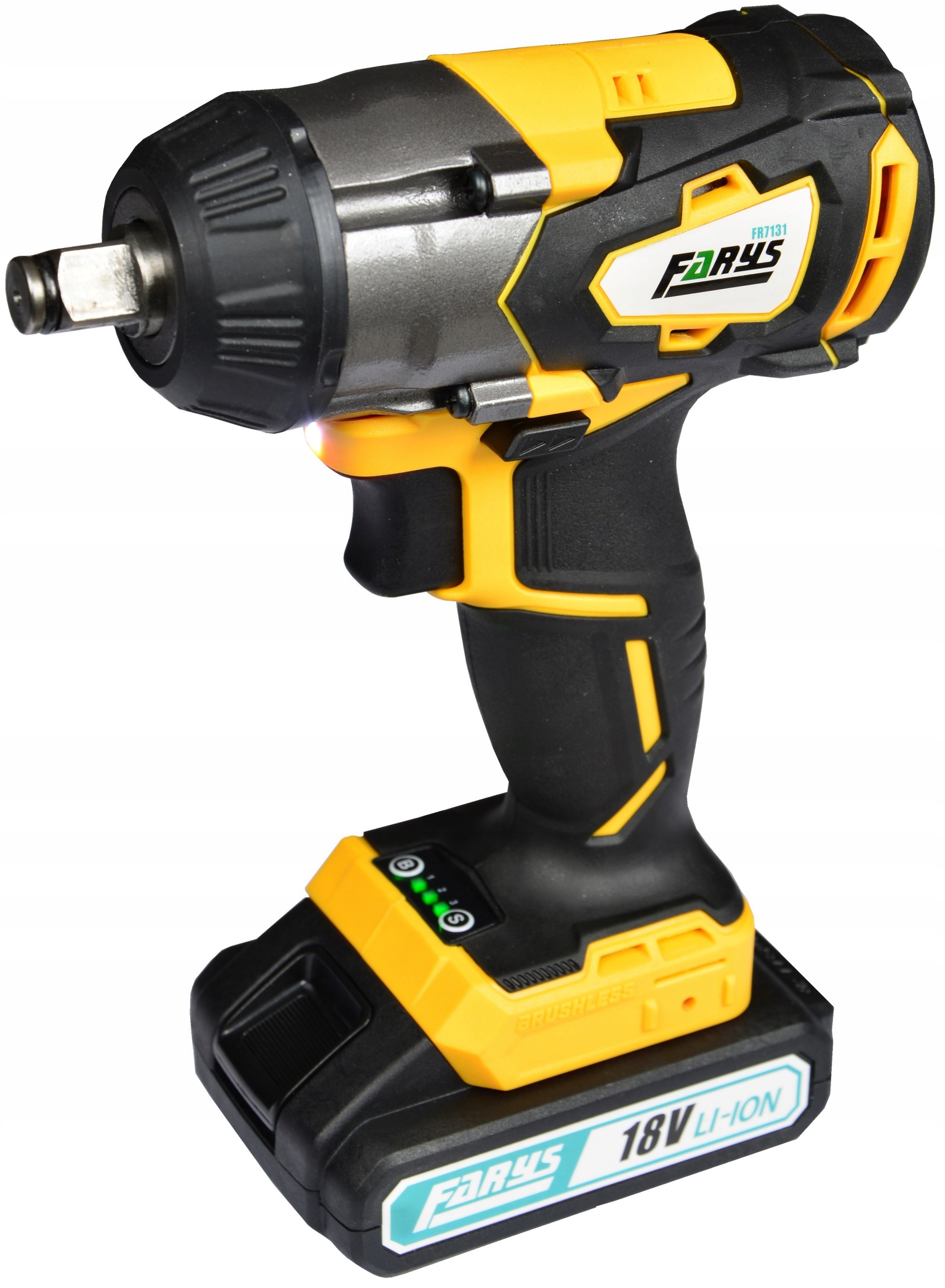 Klucz udarowy akumulatorowy 18V 400 Nm FR7131 Marka Farys