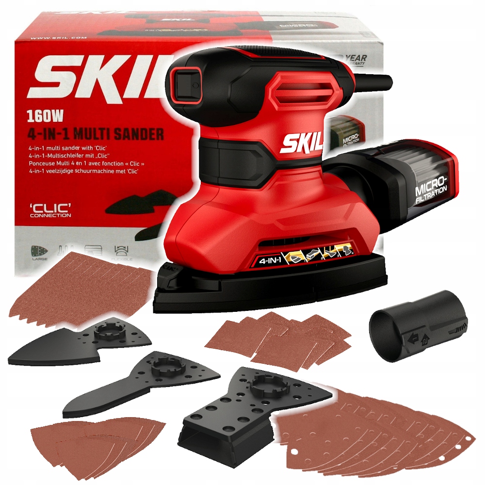 

Szlifierka wielofunkcyjna Skil 7261 Ab 160W