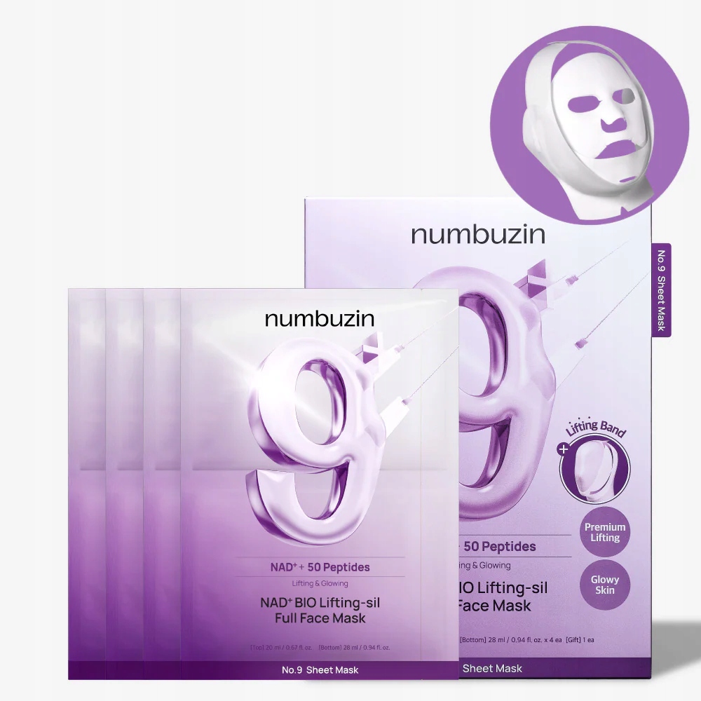 Numbuzin No.9 Nad Liftingová zpevňující maska 4ks