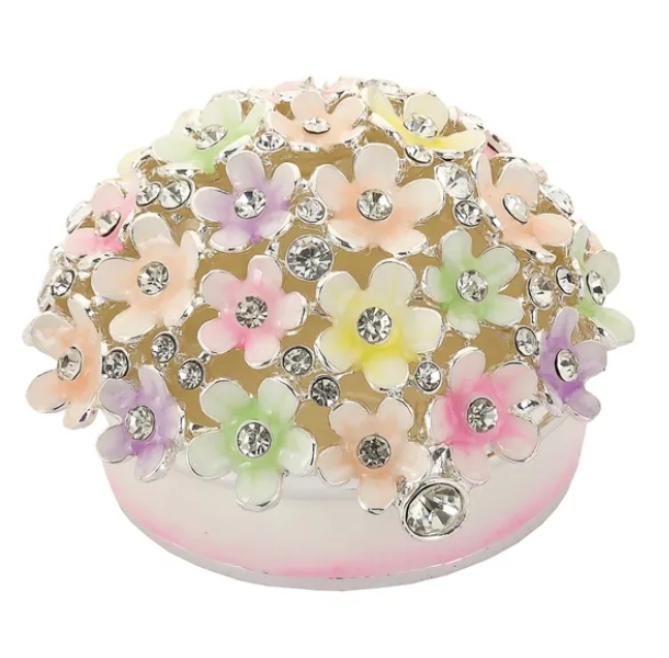 Šperkovnice na bižuterii drobnosti krabička květiny kazeta Gravírování zirkony