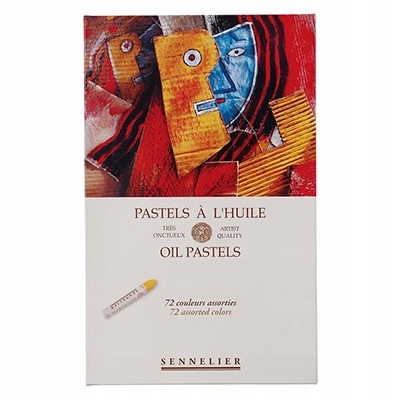 Olejové pastelky Sennelier, sada 72 barev