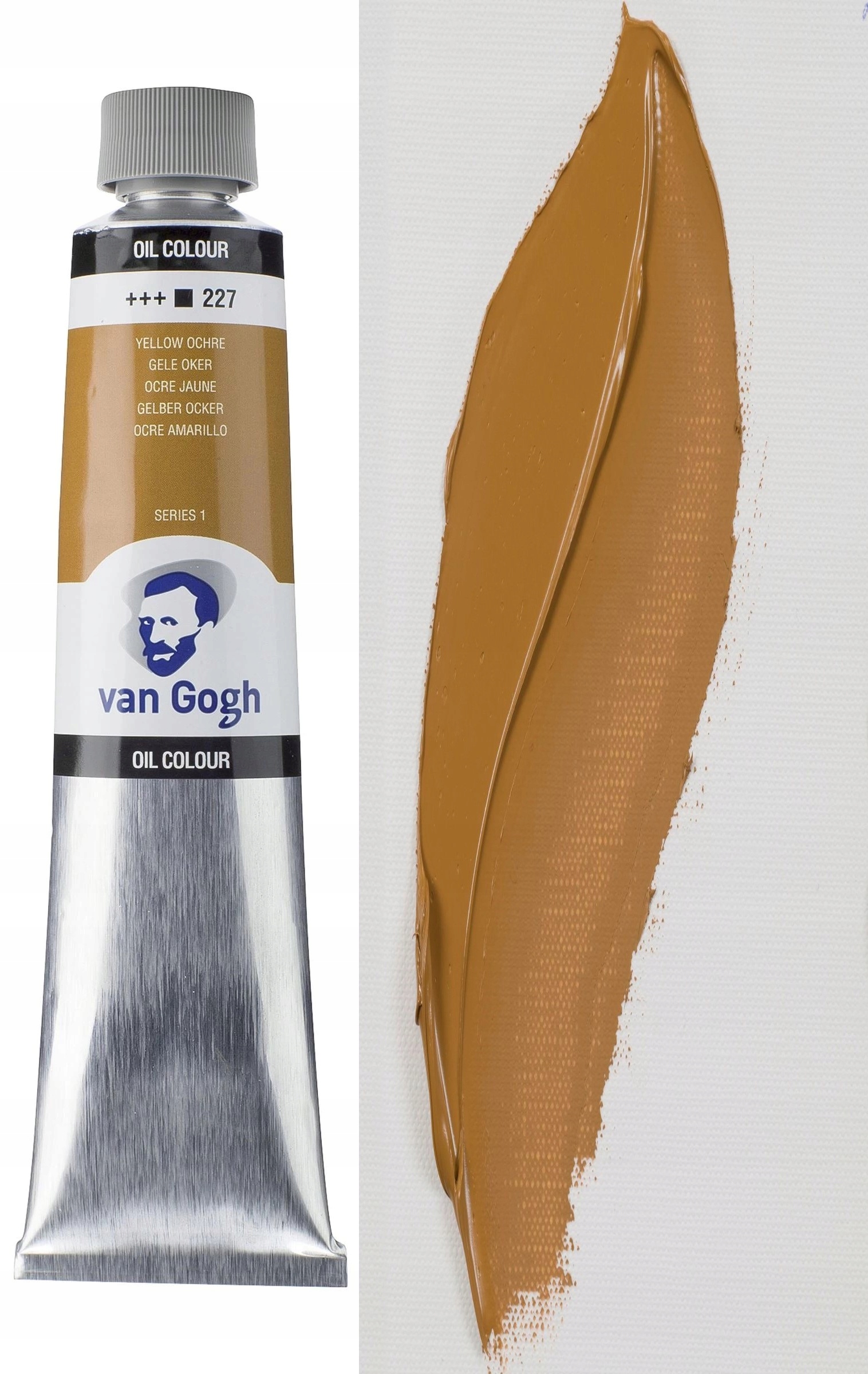 Farba olejna Talens Van Gogh Żółta Ochra 200 ml. nr 227