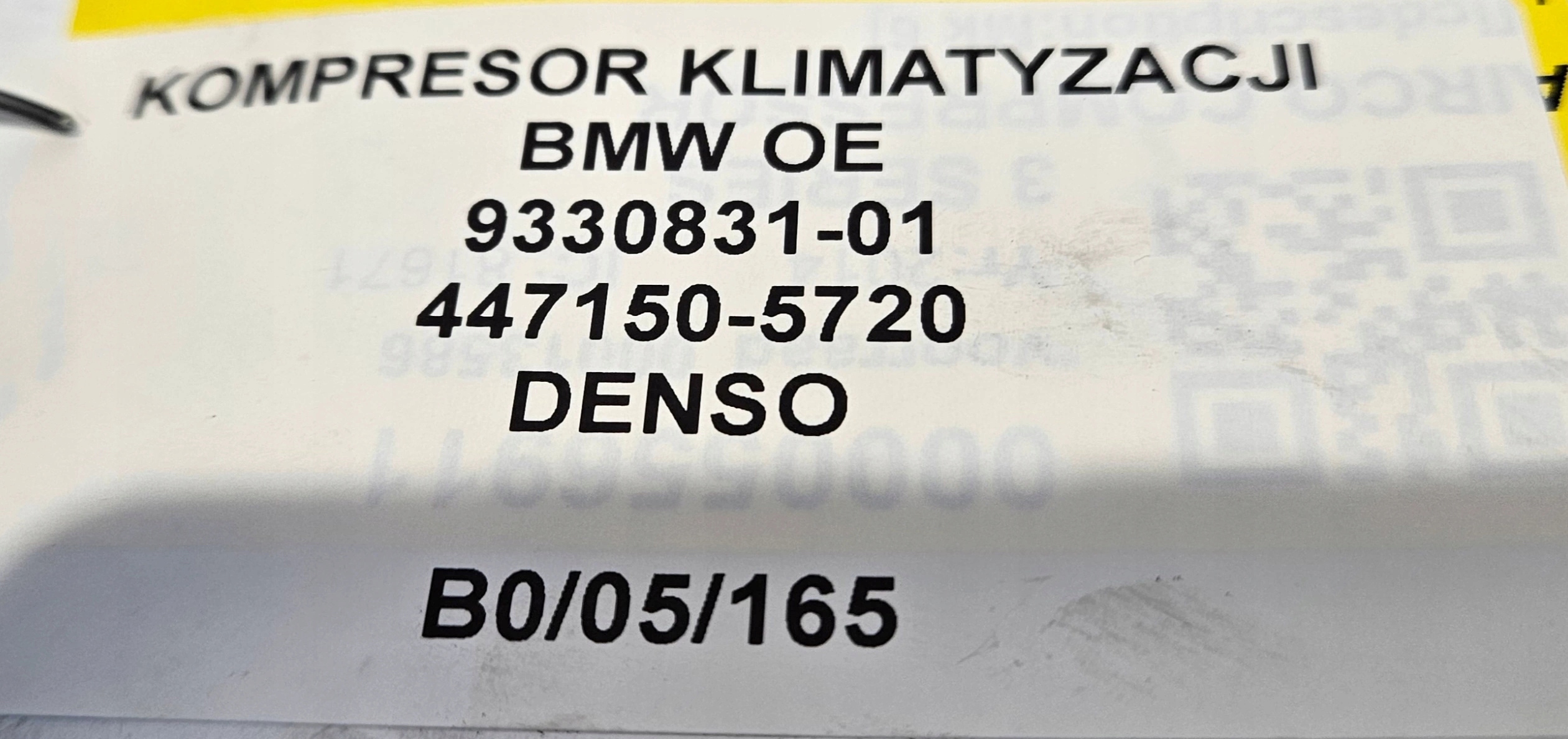 kompresor klimatizaci BMW OE 9330831-01