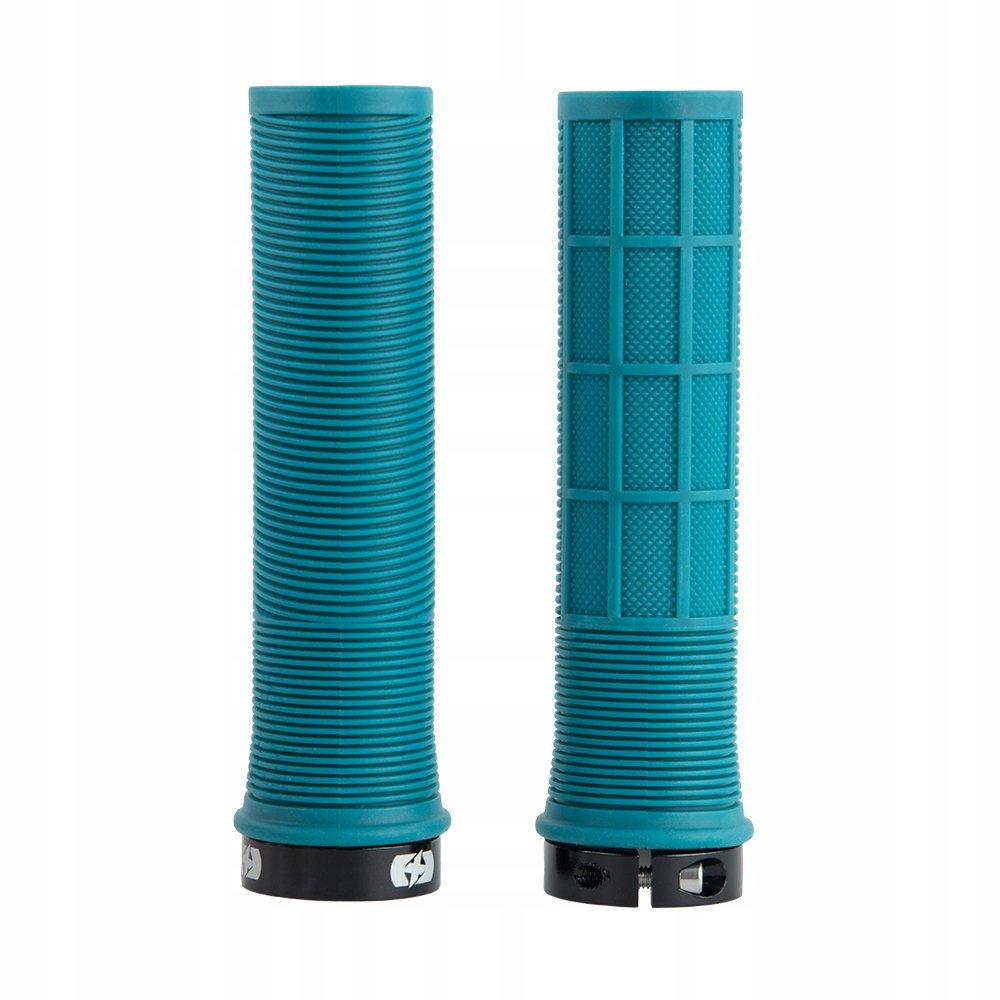 Chwyty gripy kierownicy Mtb Oxc Driver 130x30mm niebieskie przykręcane