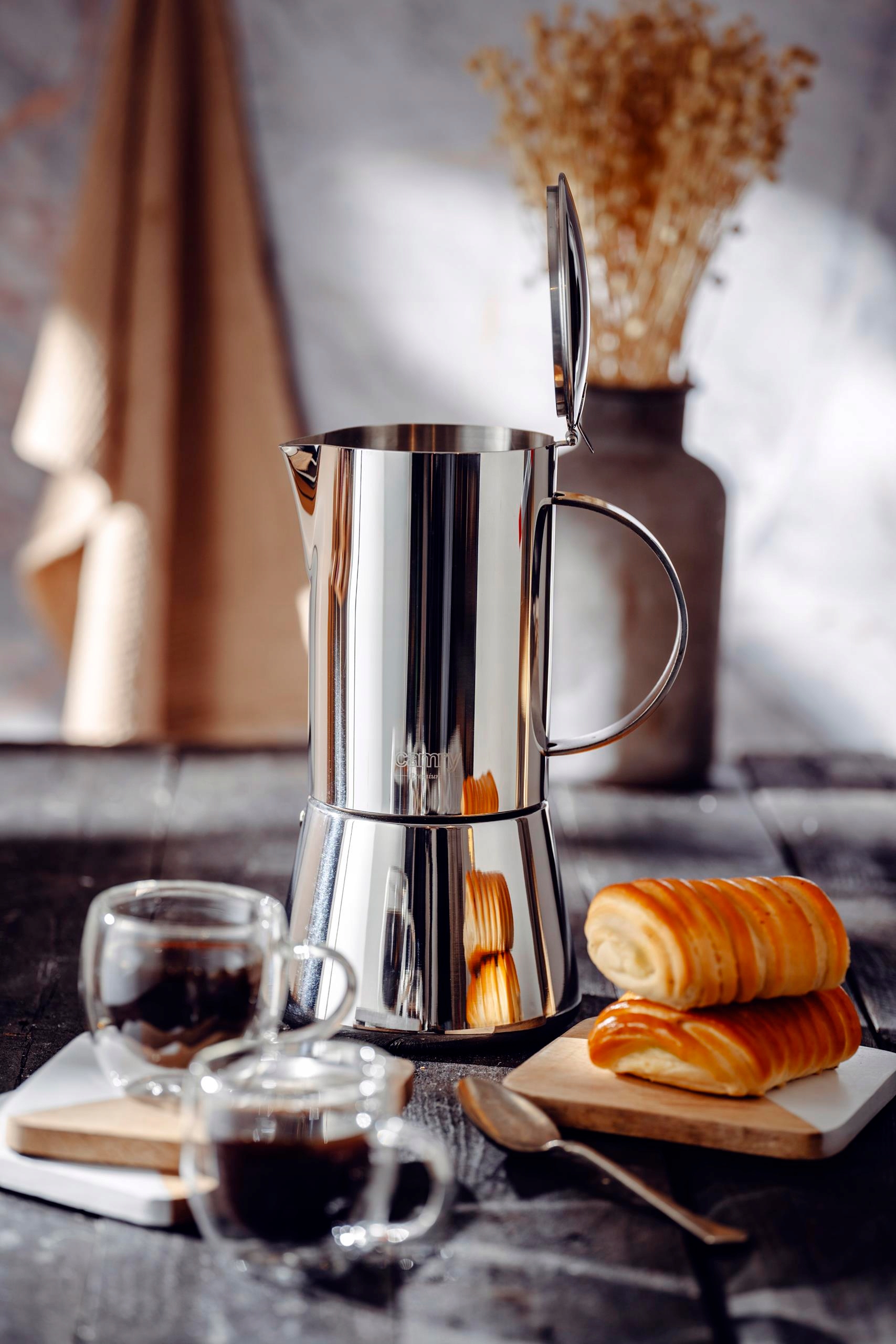 Camry CR 4425 Kawiarka 350ml – Intensywne Espresso w Domu i Podróży