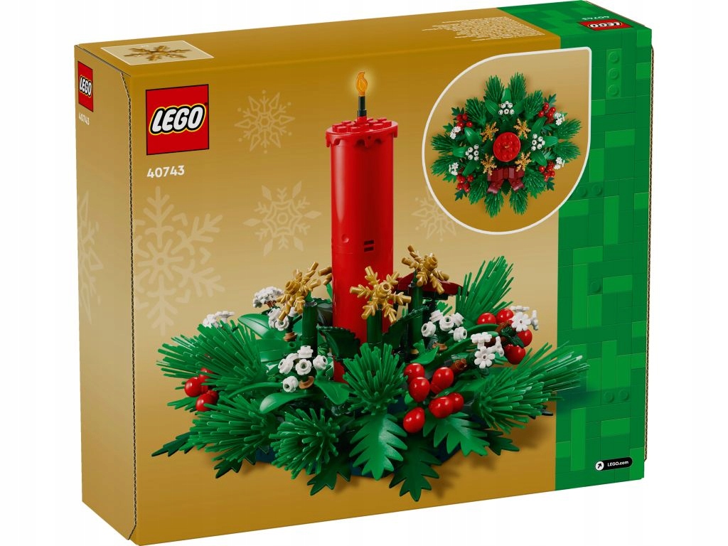 Lego 40743 Vánoční dekorace na stůl