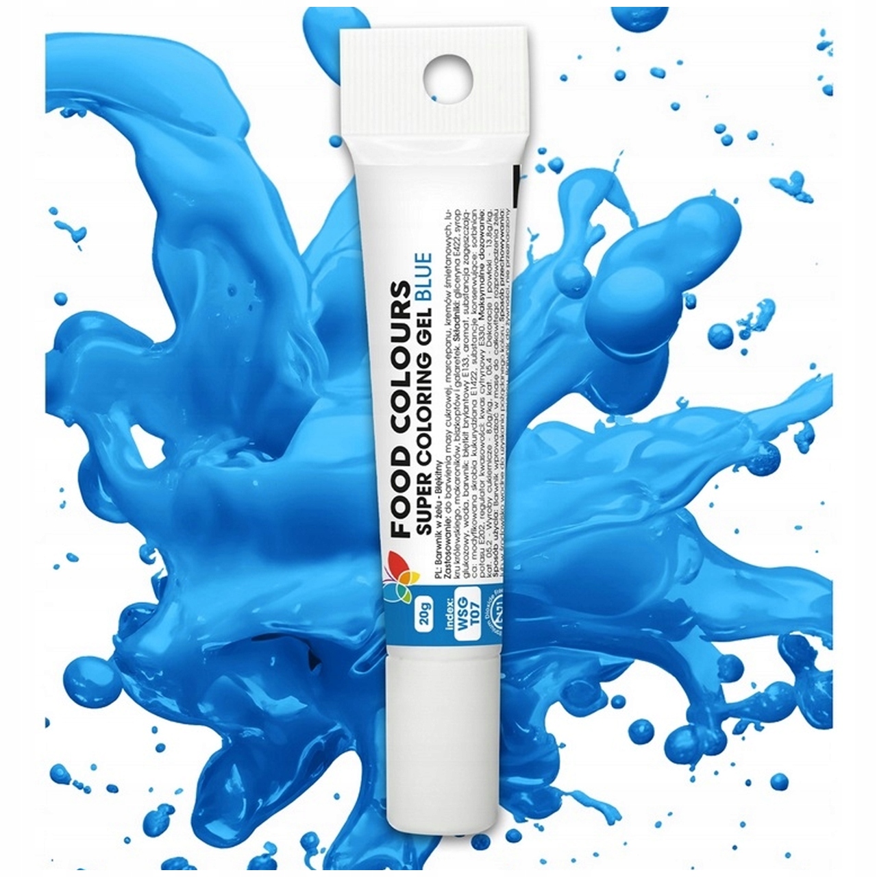 BARWNIK SPOŻYWCZY NIEBIESKI W ŻELU FOOD COLOURS 20g ŻYWE KOLORY
