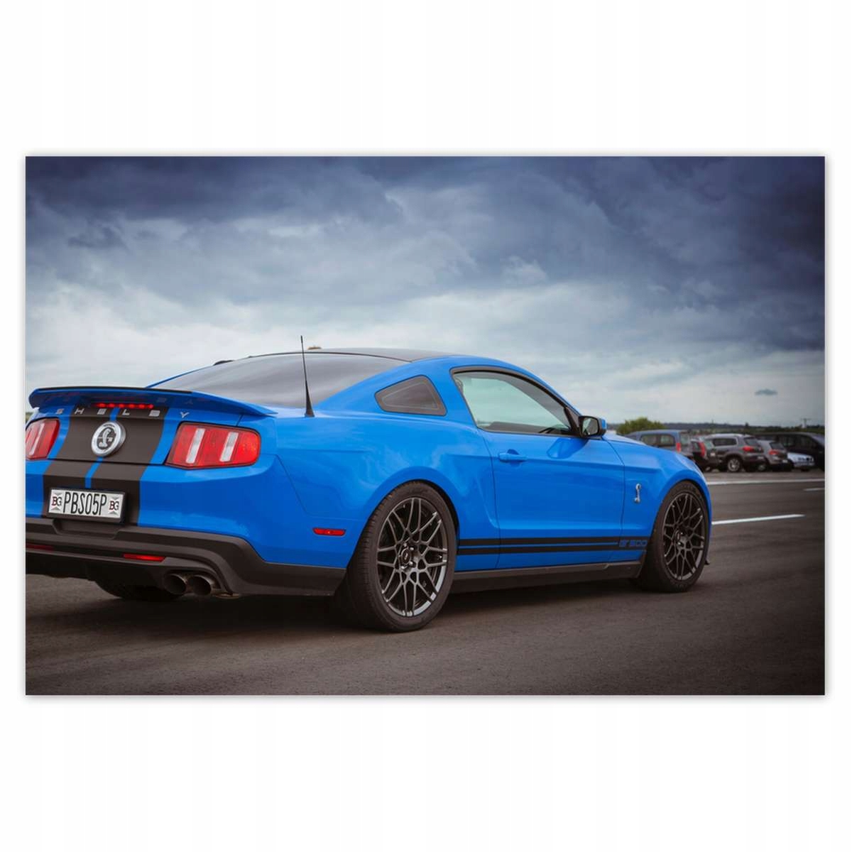 Plakáty 200x135 Modrý Ford Mustang