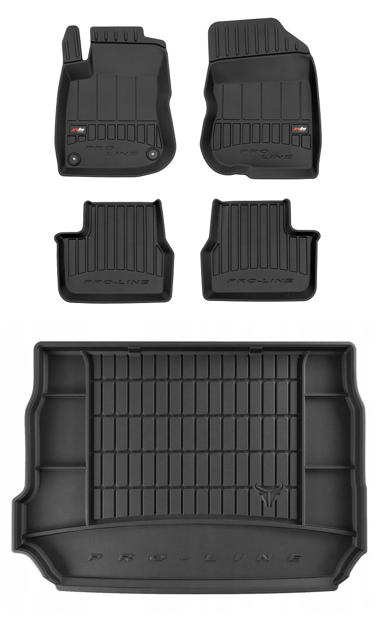 Set 3D Gumové rohože a rohože Peugeot 2008 1