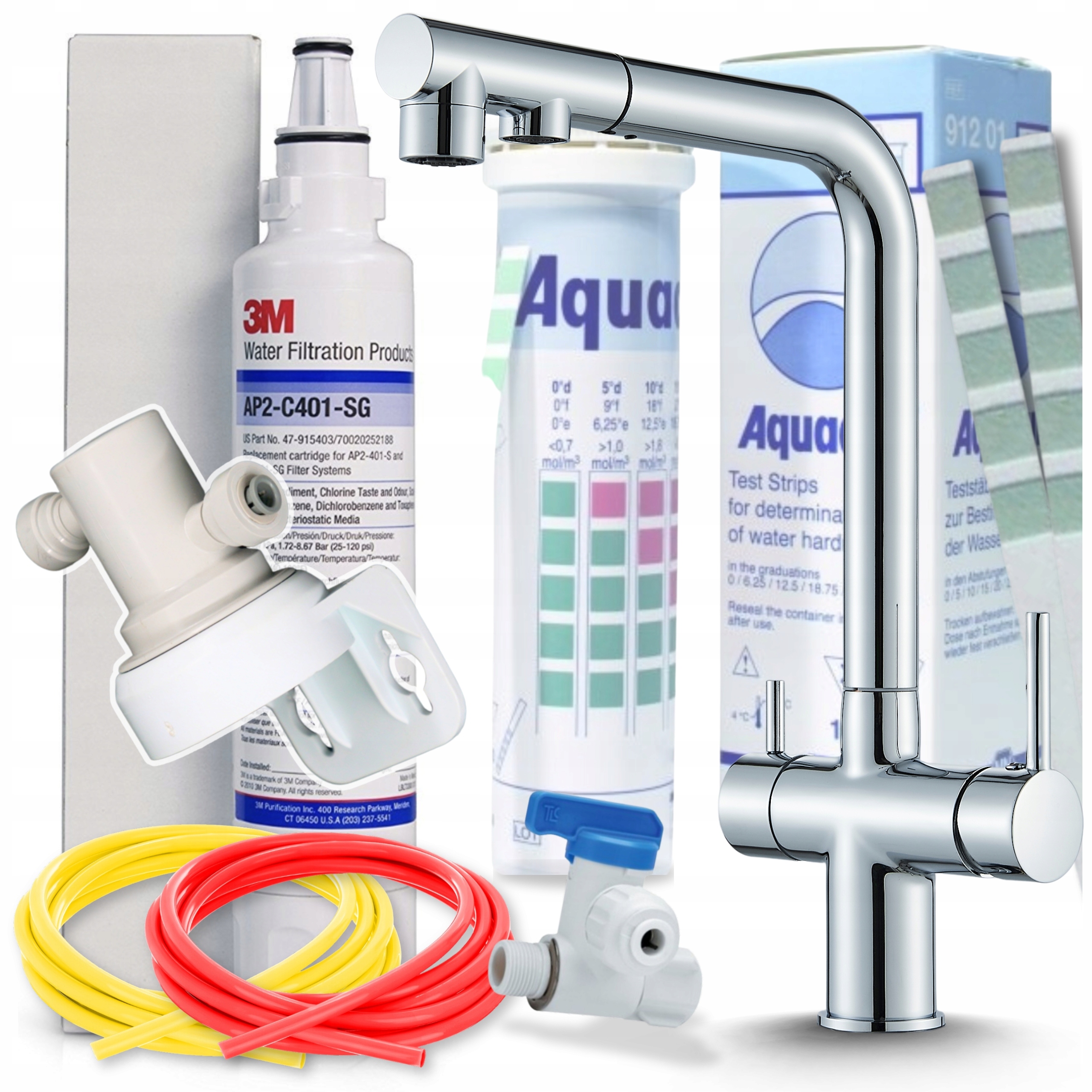 Systém filtrování vody Kuchyňský filtr s baterií Třícestný kohoutek do kuchyně