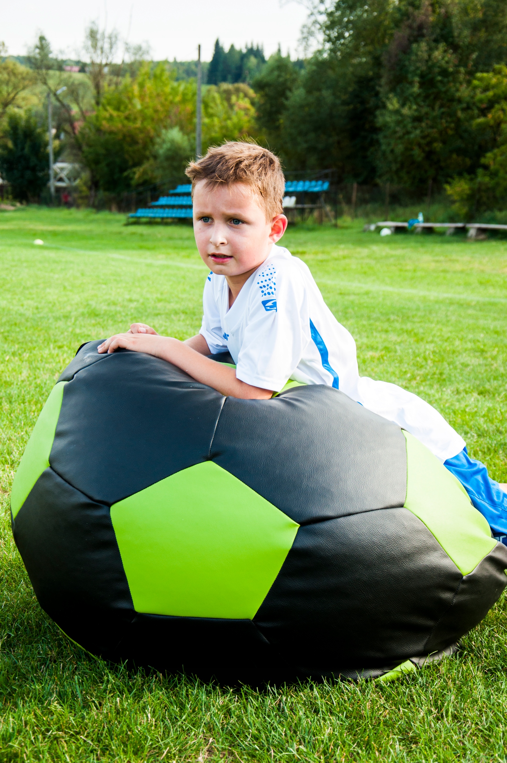 FOTEL-PIŁKA PUFA XXXL 100 CM PROMOCJA KOLORY Kolor obicia czarny