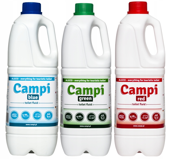 

Zestaw Płynów Do Toalet Turystycznych Campi 3x2L