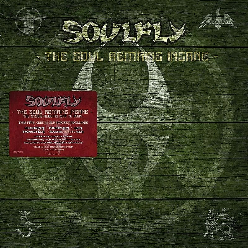 8LP/Box Set Soulfly: The Soul Remains Insane Box Set 8LP Studio Albums 1998