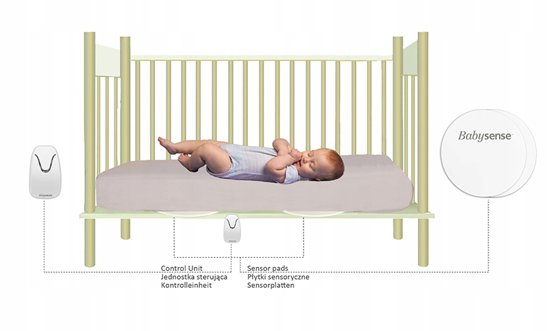 MONITOR ODDECHU BABYSENSE 7 BABY SENSE WYS 24H Kod producenta 7290004018498