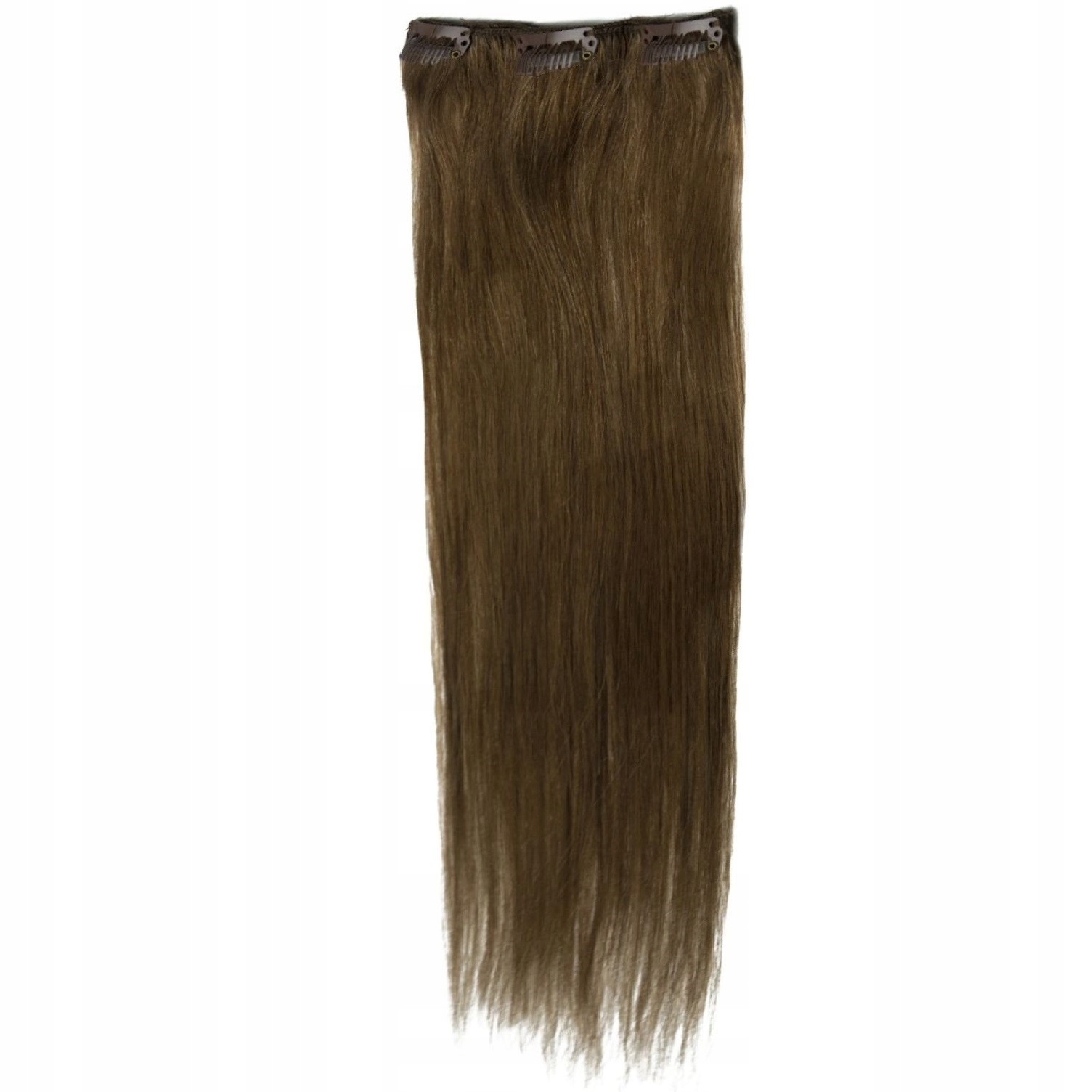 Clip-in Příčesek Do Vlasů 100% Přírodní 25 CM Páska 3 Sponky tmavě blond 8