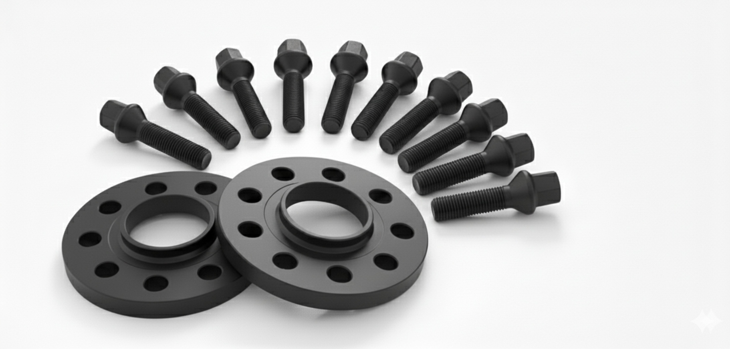 Průchozí distanční prvky 25 mm 5x120 72.6 Bmw šrouby M12x1.5