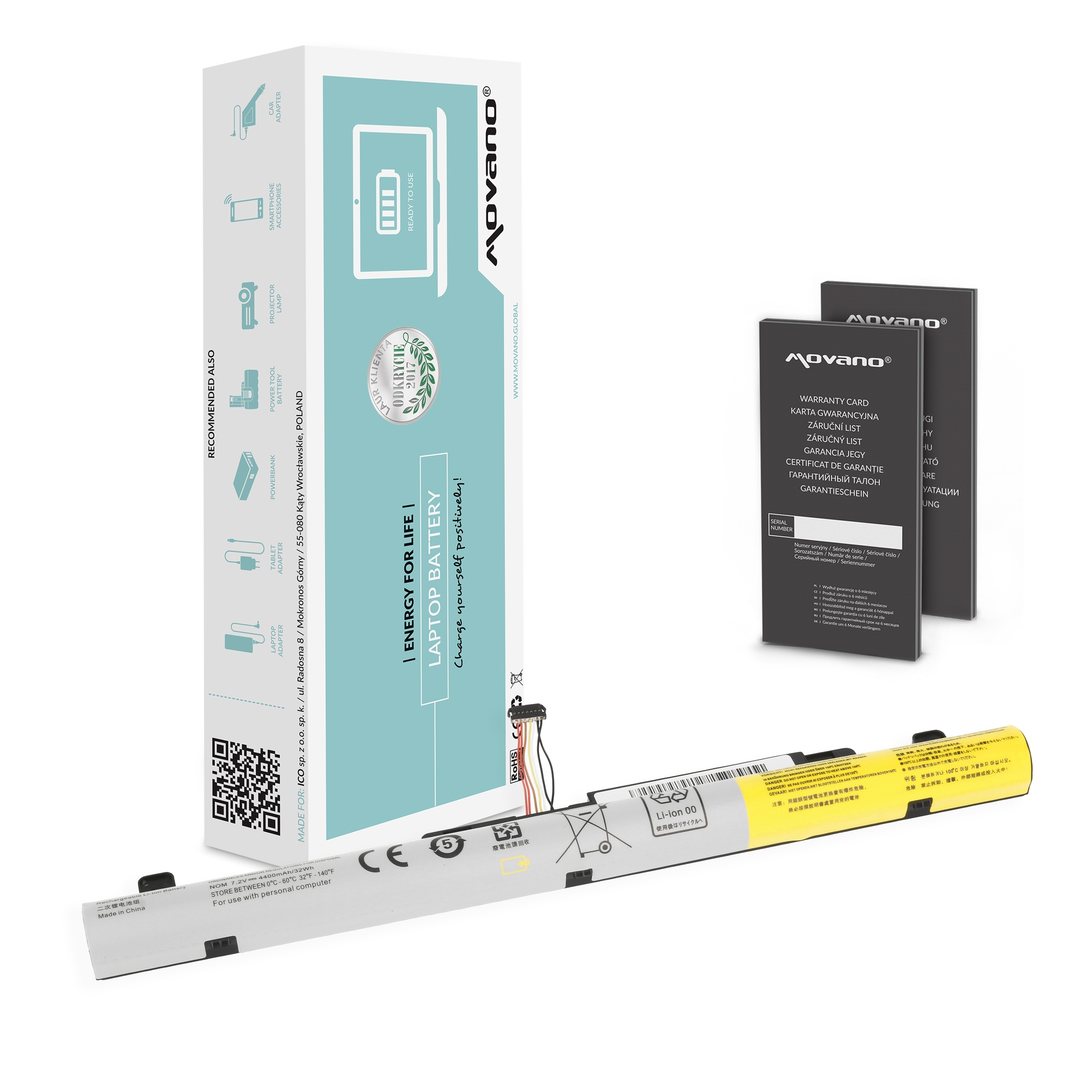 Bateria Movano do Lenovo Flex 2 14, 2 15