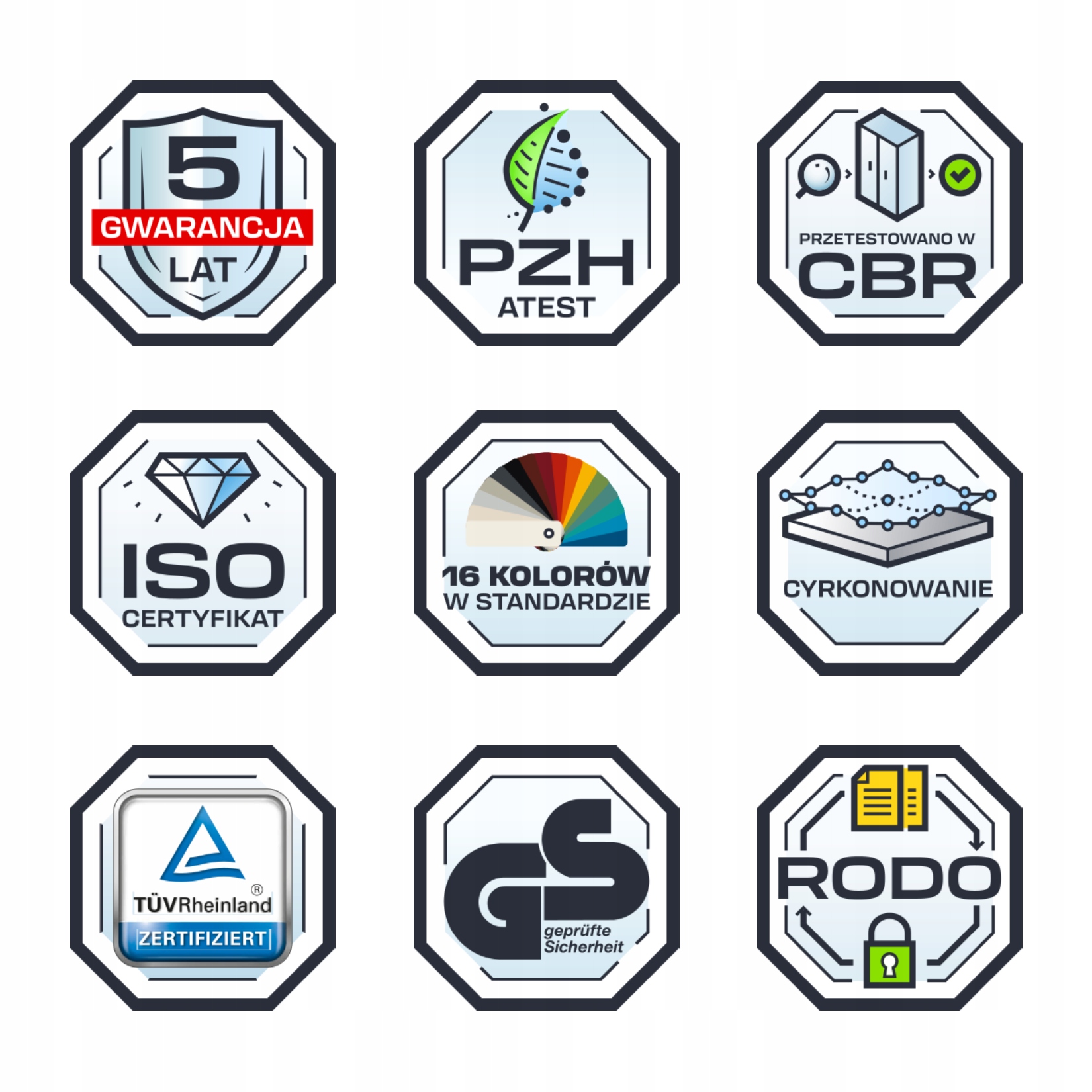 Szafa aktowa na dokumenty metalowa 4 półki biurowa Wysokość mebla 199 cm