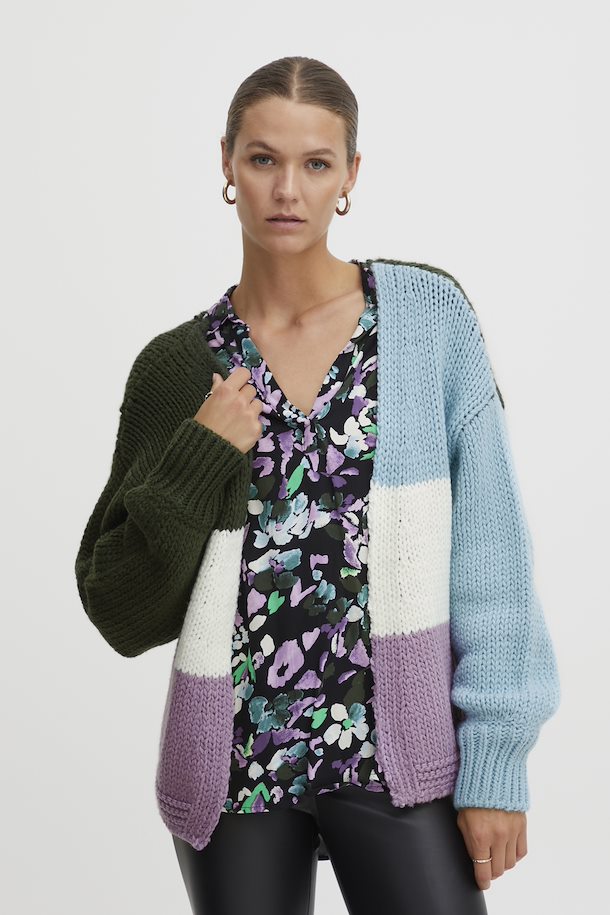 Pletený Kardigan Barevný Bez Zapínání Ihalany Ichi M 38