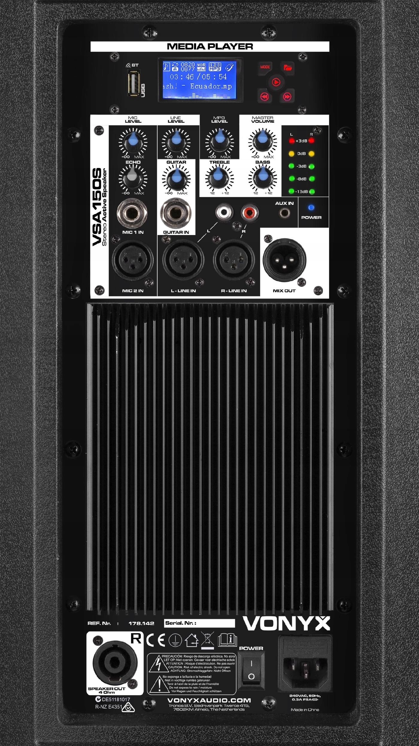 Zestaw kolumn Vonyx VSA150S (Z3) Kod producenta 178.142