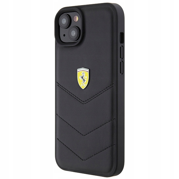 Ferrari Pokrowiec Hardcase Do Iphone 15 Plus 14 Plus 6.7 Quilted Logo Metal