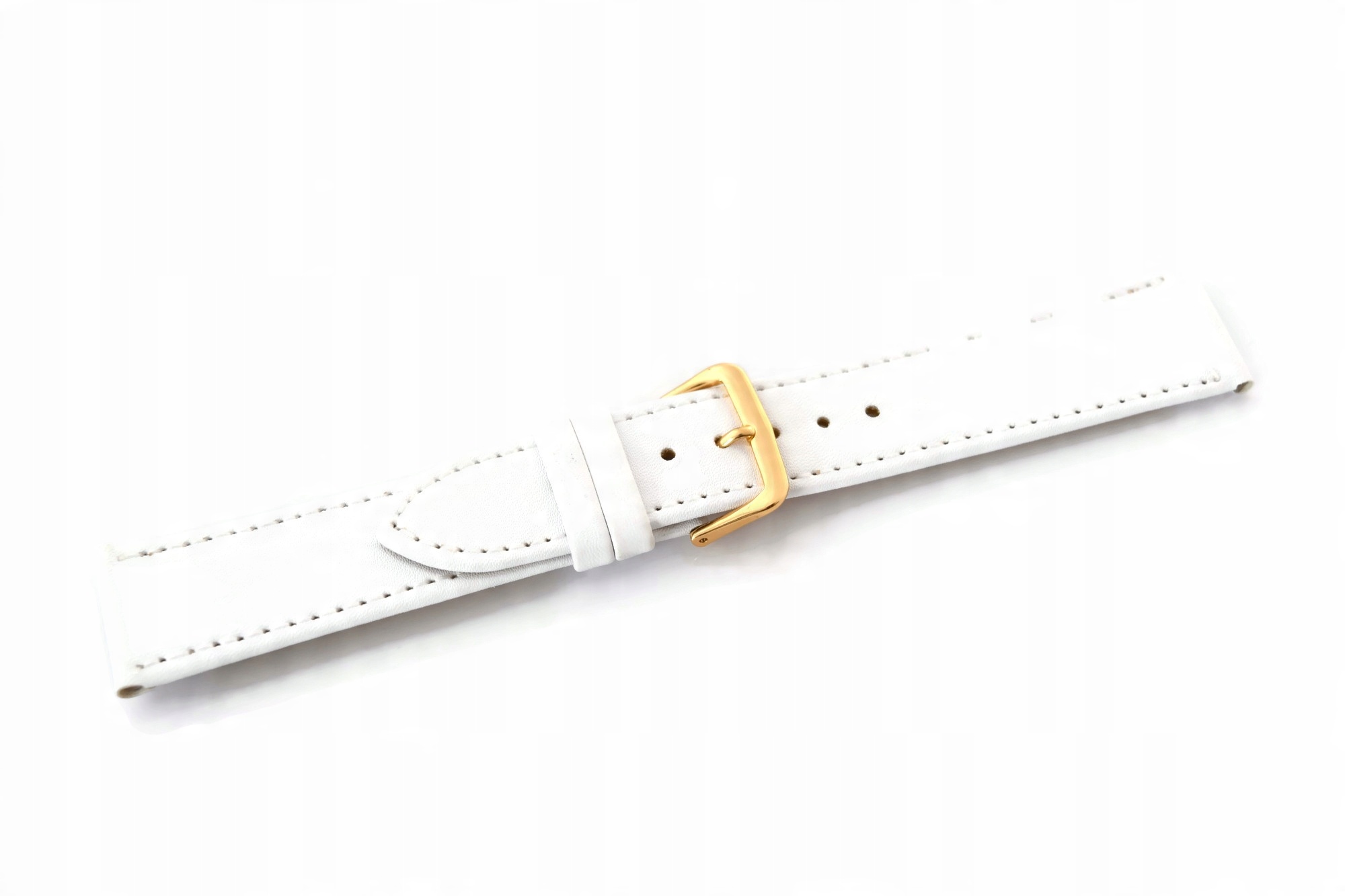 

Elegancki Pasek Do Zegarka Jordan Kerr Biały 20MM