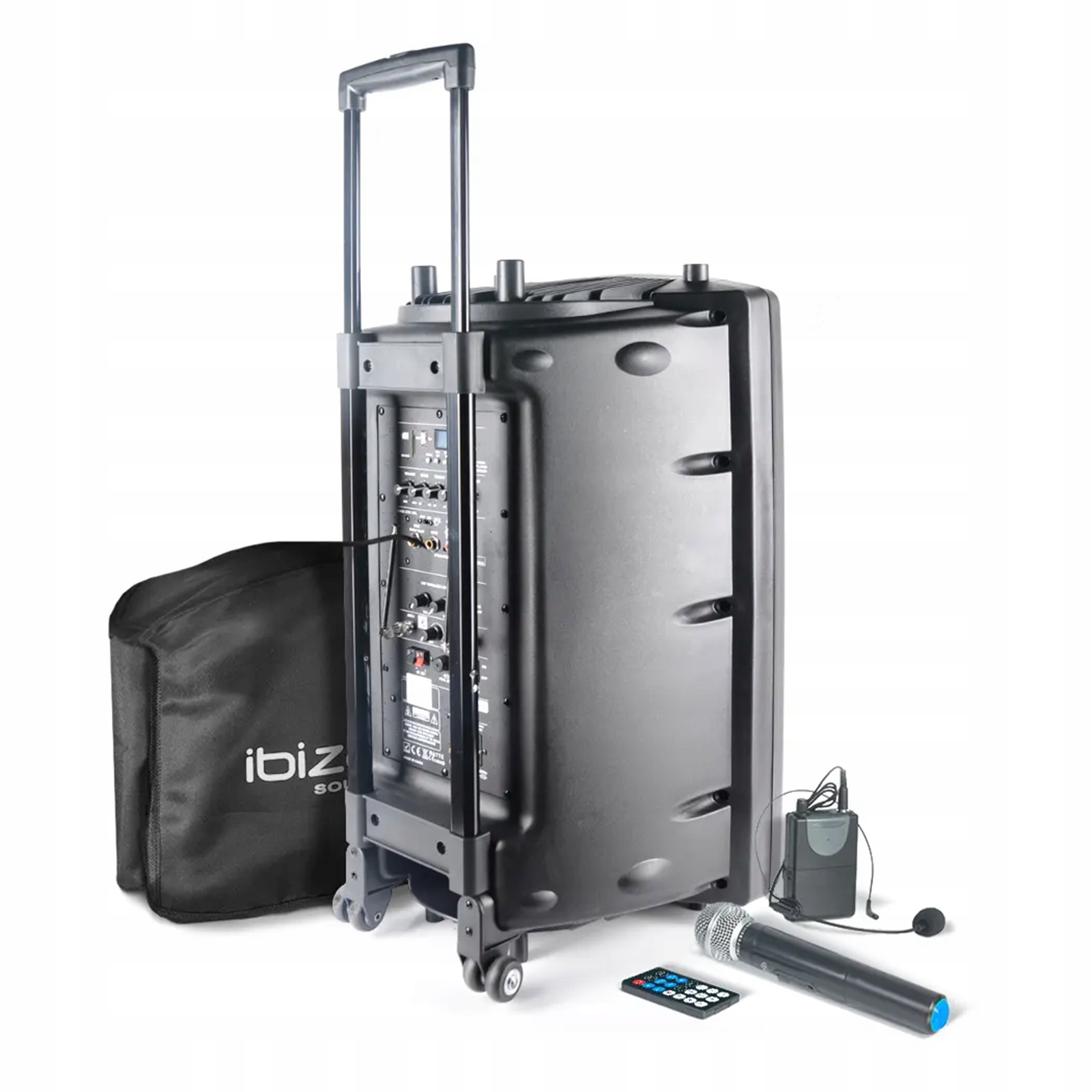 Kolumna mobilna PORT BT 15'' 2X MIC pokrowiec bateria